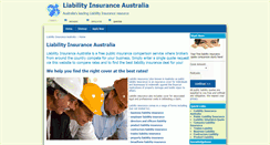 Desktop Screenshot of liability-insurance-australia.com.au